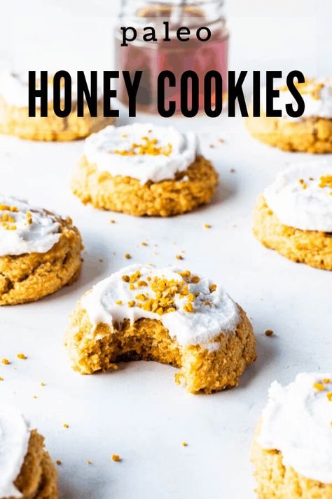 Pies And Tacos, Chocolate Covered Banana Bites, Strawberry Oatmeal Bars, Tacos Recipes, Honey Cream, Healthy Honey, Paleo Cookies, Honey Cookies, Sugar Free Cookies