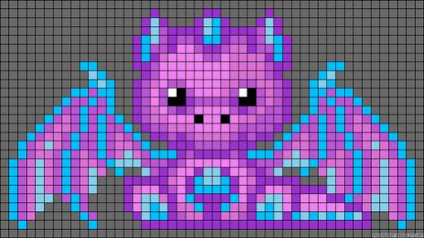 28335.gif 800×450 pixels Pixel Art Dragon, Bead Dragon, Image Pixel Art, Melty Bead Patterns, Fuse Bead Patterns, Art Perle, Hama Beads Design, 8bit Art, Hama Beads Patterns