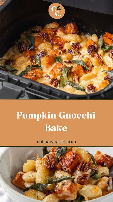 Gnocchi Pumpkin Recipes, Pumpkin Meat Recipes, Creamy Pumpkin Gnocchi, Sweet Gnocchi Recipes, Gnocchi With Pumpkin, Pumpkin Recipes Healthy Savory, Pumpkin Sausage Gnocchi, Pumpkin Pesto Pasta, Italian Pumpkin Recipes