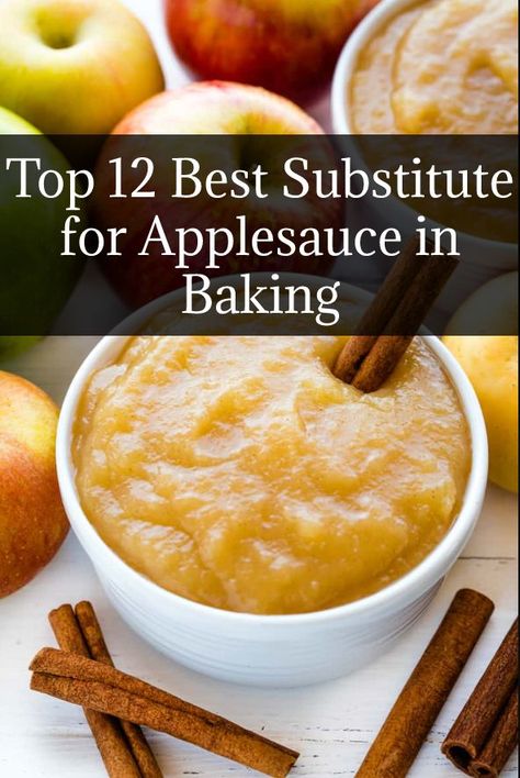 applesauce substitute, applesauce substitute in baking, substitute applesauce for oil, substitute for applesauce Applesauce Replacement In Baking, Applesauce Recipes Baking, Applesauce Substitute, Baking Replacements, Recipe Using Applesauce, Applesauce Cake Recipe, Baking With Applesauce, Potato Substitute, How To Make Applesauce