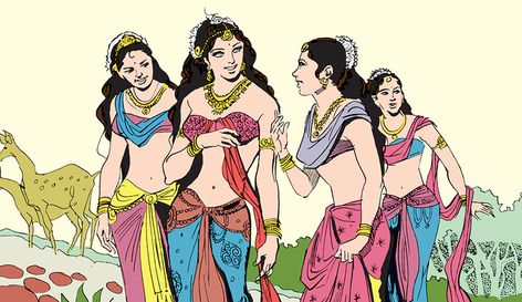 Amar Chitra Katha Illustrations, Amar Chitra Katha Art, Bapu Bommalu, Amar Chitra Katha, Desi Art, Photography Typography, Indian Literature, South Asian Art, The Mahabharata