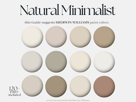 HydeInteriorsUK - Etsy Coastal Paint Palette, Minimalist Color Palette, Paint Brush Sizes, Ceiling Paint Colors, Earth Tone Palette, Brush Sizes, Coastal Paint, Interior Design Course, Sherwin Williams Paint