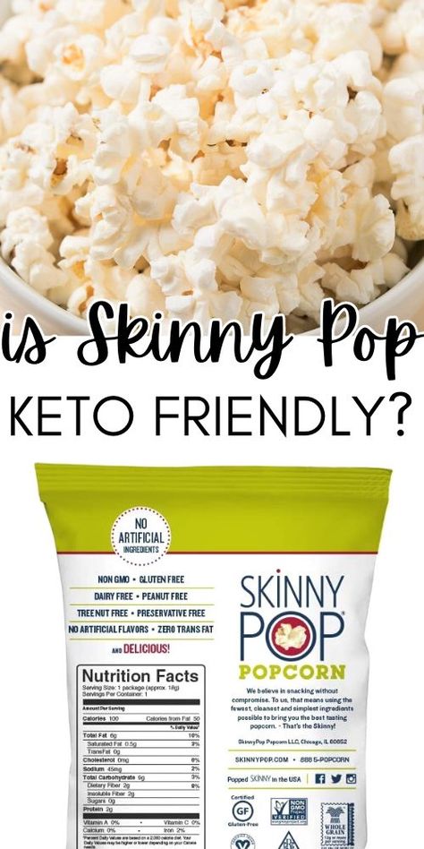 Is skinny pop air popped? Can you have skinny pop on keto? All of your burning what popcorn is keto friendly questions answered. Healthy 100 Calorie Snacks, Popcorn Nutrition Facts, Zero Carb Snacks, Fat Burning Snacks, Healthy Popcorn, 100 Calorie Snacks, Seaweed Snacks, Pop Popcorn, Cheese Salad