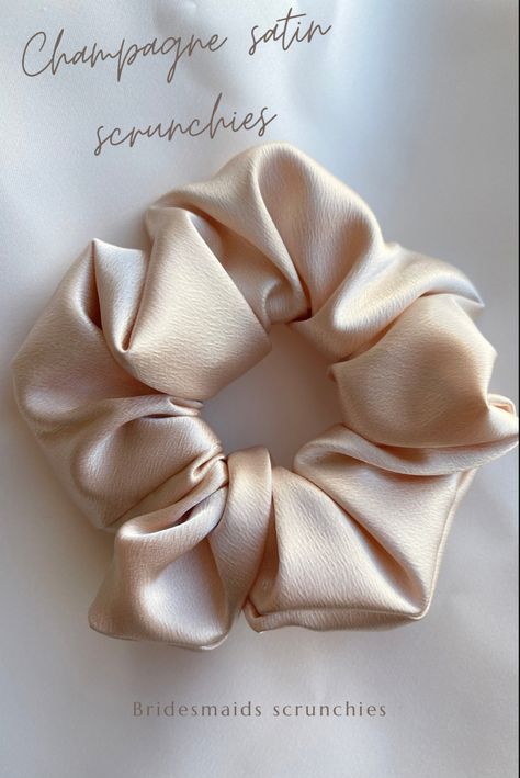 Bride Scrunchies, Bridesmaid Scrunchie, Ballerina Party Favors, Bachelorette Party Hair, Bun Scrunchie, Large Scrunchies, Ballerina Bun, Diy Hair Scrunchies, Wedding Gift Pack