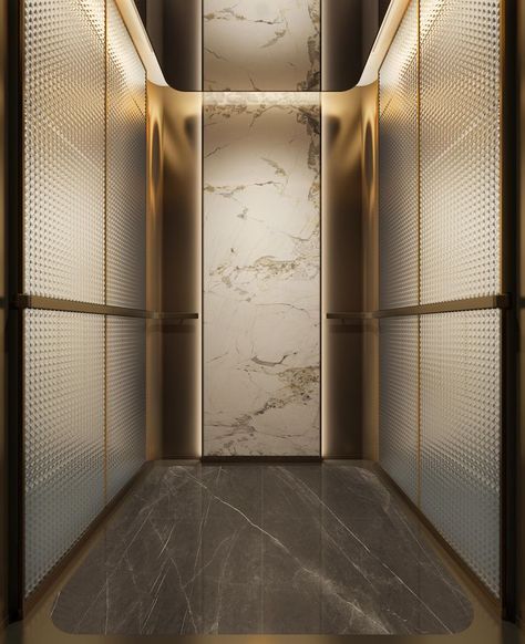 Lift Wall Cladding Design, Lift Interior Design, Lift Interior, Elevator Cabin, Elevator Lobby Design, Wall Cladding Designs, Elevator Interior, Cabin Interior Design, Elevator Lobby