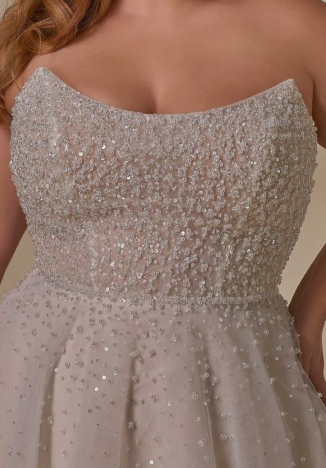 Luna Wedding Dress Autumn Wedding Dress, Wedding Gown Beaded, Wedding Dress Timeless, Silver Wedding Dress, Galaxy Wedding, Wedding Dress Suit, Beaded Wedding Gowns, I'm Single, Formal Wedding Guest Dress