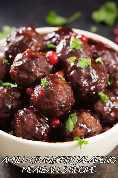 Last Updated on July 25, 2023 Looking for a quick and easy meal that packs a punch of flavor? Look no further than our Amylu cranberry jalapeno meatballs! Ready in just over an hour, these spicy morsels are sure to be the star of your next dinner. Serve them with your favorite sides for a ... Read more Cranberry Jalapeno Chicken Meatballs, Jalapeno Chicken Meatballs, Meatballs Dinner Ideas, Cranberry Jalapeno Meatballs, Spicy Cranberry Meatballs, Jalapeno Meatballs, Meatballs Sauce Recipe, Meatballs Dinner, Potluck Appetizers