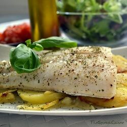 Baked hake fish recipe, an easy to cook and yummy white fish recipe Lean Fish Recipes, Baked Hake Recipes, Hake Fish Recipes, Hake Recipe, Hake Fish, Hake Recipes, Celeriac Recipes, Fresh Fish Recipes, Recipe With Potatoes