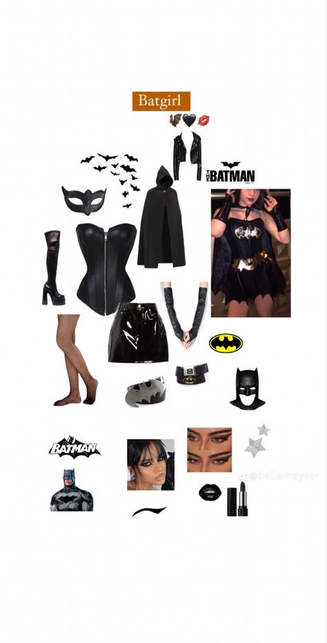 Batman Costume Ideas, Casual Halloween Outfits Costumes, Batman Costume Women, Batwoman Costume, Batgirl Halloween, Batgirl Halloween Costume, Catwoman Halloween Costume, Casual Halloween Costumes, Casual Halloween Outfits