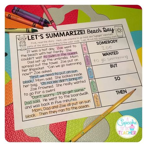 Today I am dusting off the old blog and stopping in for a visit! I am so excited to share my new summarizing unit with you. My kids love summarizing with SWBST (somebody, wanted, but, so, then) and Teaching Summarizing, Summarizing Activities, Iep Goals, Third Grade Reading, Comprehension Skills, 5th Grade Reading, 2nd Grade Ela, 4th Grade Classroom, 4th Grade Reading