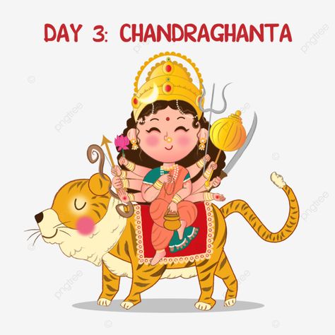 9 Mata Rani Images, Navratri 3 Day Devi, Day 3 Navratri Goddess Images, Chandraghanta Devi Painting, Mata Rani Illustration, Day 3 Of Navratri, Day 3 Navratri Goddess, Navratri Day 3 Chandraghanta, Day 3 Navratri