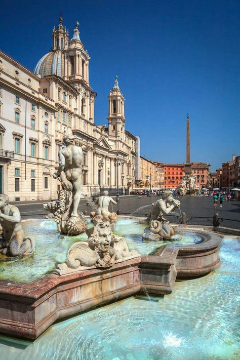 Piazza navona,Rome Rome Aesthetic, Le Vatican, Green Land, Italy Holiday, Italy Pictures, Adriatic Coast, Sensory Overload, Italy Itinerary, Piazza Navona