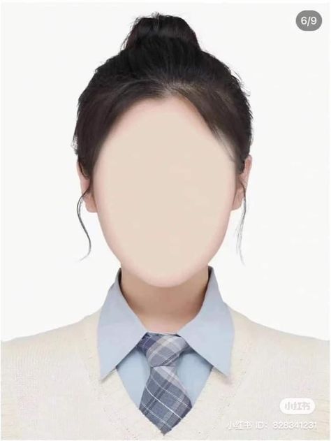 Korean Id Photo Template White Shirt, Kpop Id Picture School, Id Picture School Uniform Template, Kpop School Picture, Formal Id Picture Template, Formal Attire Women Id Picture Template, 2x2 Id Picture Template, Formal Attire Women Id Picture, Vest Png