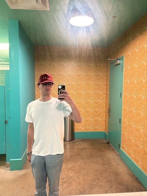 White boy cute outfit fashion ootd mirror pic street wear men’s fashion trucker hat zeal clothing cute boys chill outfit cozy Street Wear Men, Ootd Mirror, Chill Outfit, Clothing Cute, Chill Outfits, Mirror Pic, White Boys, Mens Streetwear, Cute Outfit