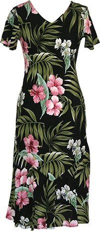 Hibiscus and Orchids Hawaiian Dress  Womens Hawaiian Dress  Aloha Dress  Hawaiian Clothing  100 Rayon Black Large ** Visit the image link more details. (Note:Amazon affiliate link) #BlousesandShirts Hawaiian Clothes For Women, Hawaii Clothing, Hawaiian Wear, Hawaiian Outfits, Island Dresses, Polynesian Dress, Aloha Dress, Hawaiian Dresses, Skirt Patterns