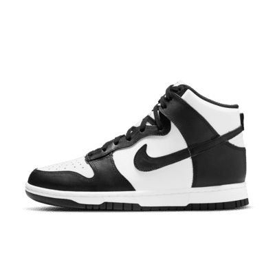 Nike Dunk High Black White, Nike Dunk High Women, Drip Shoes, Zapatillas Nike Air Force, Dunk Shoes, New Look Ideas, Jordan Shop, Couple Fits, Black And White Nikes