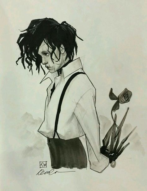 Kevin Wada, Tim Burton Tattoo, Tim Burton Style, Tim Burton Art, Tim Burton Films, Tim Burton Movie, Edward Scissorhands, Movie Art, Tim Burton