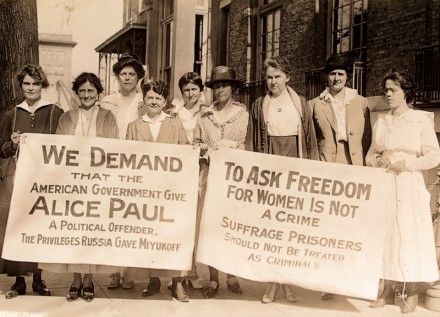 To ask freedom for women is NOT a crime!  We've been saying this for years! 1917 Poster, Picket Signs, Alice Paul, Women's Suffrage, Suffrage Movement, American Government, New Museum, Women’s Rights, Equal Rights