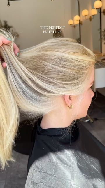 Blonde Hair Scandi Hairline, Blonde Highlights With Scandinavian Hairline, Scandinavian Roots Hair, Blonde Hair With Scandinavian Hairline, Scandi Blonde Hairline, Scandi Blonde Highlights, Blonde Scandinavian Hairline, Scandinavian Blonde Highlights, Scandanavian Hair Line