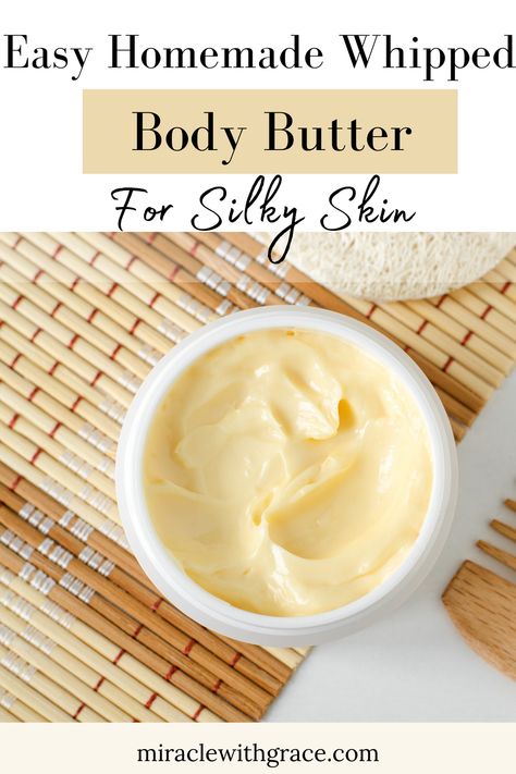 She’s Butter Lotion, African Shea Butter Recipes, Body Butter Benefits, Body Butter Recipe Whipped, Shea Body Butter Recipe, Shea Butter Lotion Recipe, Homemade Whipped Body Butter, Shea Butter Diy, Spa Routine