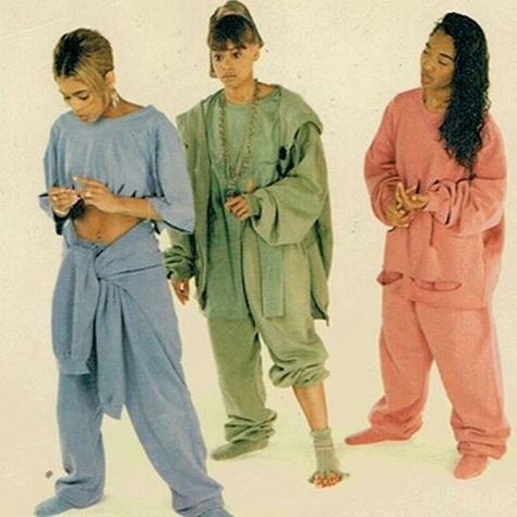 @ xodivinityxo13 for more like this Left Eye Tlc, Tlc Outfits 90s, Tlc Outfits, 90s Outfit Party Hip Hop, 90s Outfits Party, Mode Hip Hop, Looks Hip Hop, 90s Hip Hop Fashion, Outfits 90s