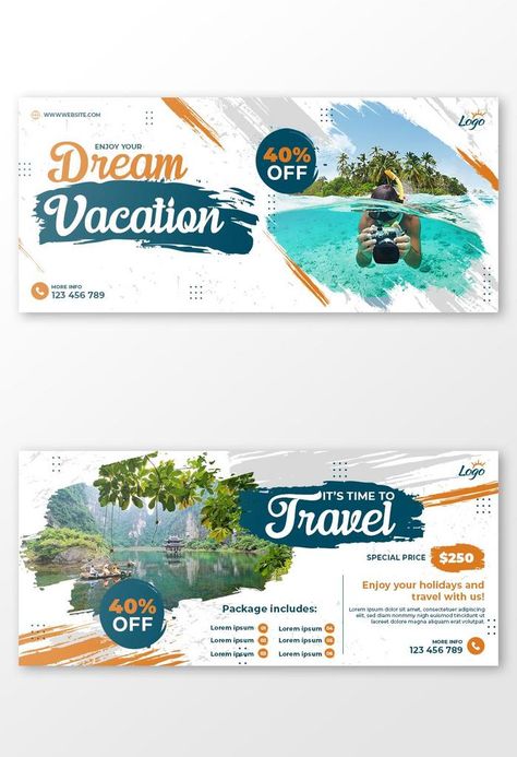 drawing travel agency facebook cover#pikbest#templates Travel Cover Photo, Travel Banner Design, Travel Facebook Cover, Facebook Cover Image Design, Travel Banner, Web Header, Company Banner, Drawing Travel, Publication Facebook