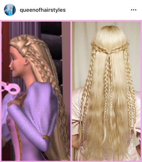 Medieval Hairstyles, Barbie Hairstyle, Peinados Fáciles Para Cabello Corto, Hair Stylies, Princess Hairstyles, Hair Up Styles, Hairdo For Long Hair, Hair Inspo Color, Aesthetic Hair