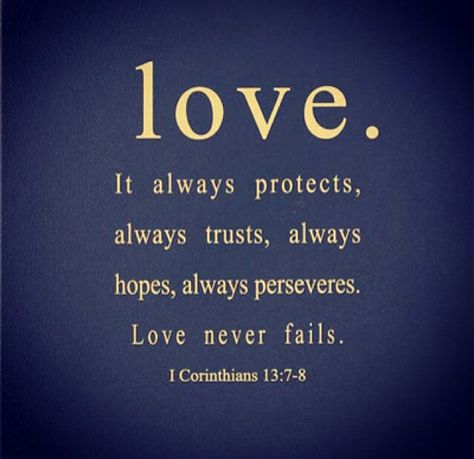 1 Corinthians 13:7-8 Woord Van God, Words Love, Ayat Alkitab, Love Never Fails, Verse Quotes, The Words, Great Quotes, Word Of God, Christian Quotes