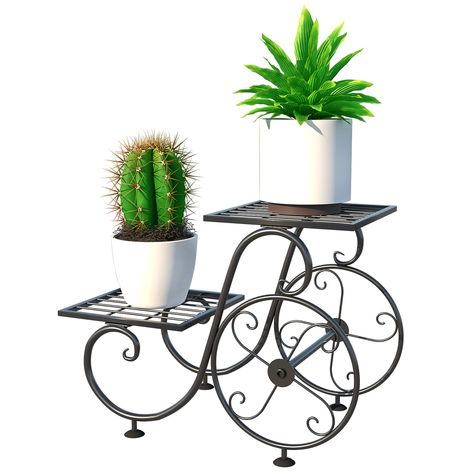 Outdoor Flower Stand, Plant Stand Shelf, Plant Stand Outdoor, Tall Plant Stand, Plant Stand With Wheels, Plant Rack, Stand Flower, Garden Plant Stand, Tall Plant