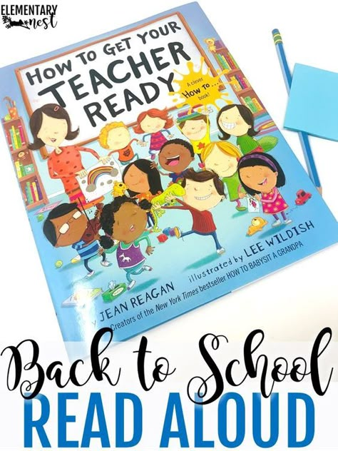 First Day Lesson Plans, How To Get Your Teacher Ready Book Activities, How To Get Your Teacher Ready Activities, First Grade Back To School Activities, Back To School Read Alouds, Back To School Books, First Days Of School, School Start, Conquering Fear