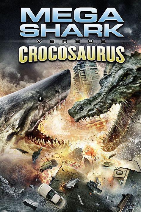 When the prehistoric warm-water beast the Crocosaurus crosses paths with that cold-water monster the Mega Shark, all hell breaks loose in the oceans as the world's top scientists explore every option to halt the aquatic frenzy. Directed by: Christopher Ray Starring: Jaleel White, Gary Stretch, Robert Picardo, Hannah Cowley, Robert R. Shafer Music by: Chris Ridenhour Release date: December 21, 2010 Mega Shark, Robert Picardo, Jaleel White, Worst Movies, Shark Week, Creature Feature, Sea Monsters, Movie Monsters, B Movie