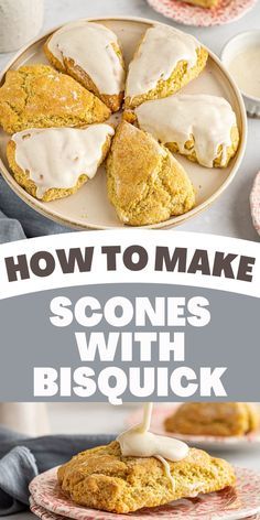 Bisquick Scones, Bisquick Inspired Recipes, Bisquick Recipes Breakfast, Bisquick Mix Recipe, Fluffy Scones, Easy Scone, Bisquick Recipe, Best Scone Recipe, Breakfast Scones