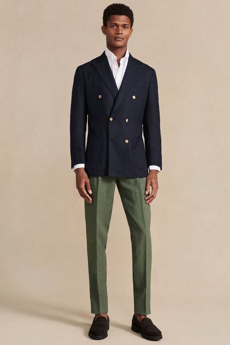 Green Trousers Men Outfits, Preppy Outfits For Men, Ivy League Outfit, Green Trousers Outfit Men, Navy Blue Pants Outfit, Preppy Outfits Men, Green Trousers Outfit, Blue Blazer Outfit Men, Ivy League Look