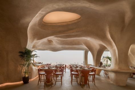 Gallery of ESCĀ CUEVA Restaurant / Badie Architects - 1 Restaurant Bar Design, Bar Design Awards, Chief Architect, Public Architecture, Landscape And Urbanism, Cultural Architecture, Bar Design Restaurant, Architecture Office, German Design