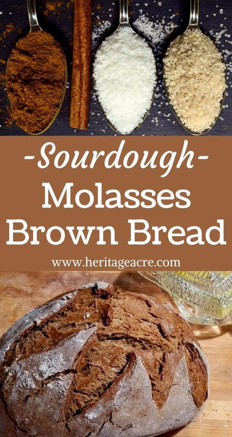 Dive into the art of bread-making with this homemade sourdough brown bread recipe. Perfect for those who love a rustic touch, this bread offers a hearty flavor and a satisfying crust. Whether you're a seasoned baker or just starting out, this recipe will guide you through creating a loaf that's both delicious and wholesome. Enjoy the comforting aroma of freshly baked bread and the joy of making something truly special from scratch. Artisan Brown Bread Recipes, Cheesecake Factory Brown Bread Sourdough, Bread Starter Recipe Sourdough, Dutch Oven Molasses Bread, Artisan Sourdough Bread Recipes, Sweet Brown Bread, Sourdough Brown Bread Recipe, Sourdough Potstickers, Brown Sourdough Bread