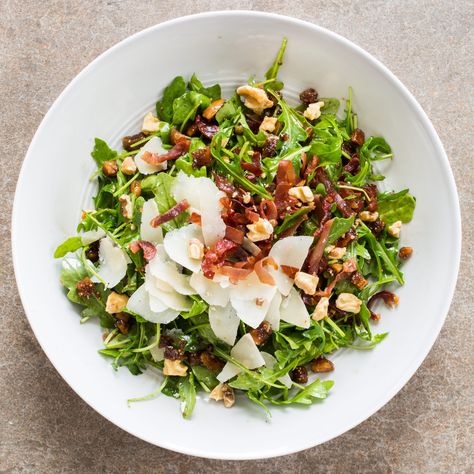 A surprise ingredient guarantees salads that are lively but not harsh. Americas Test Kitchen Recipes, Fig Salad Recipes, Composed Salad, Dried Fig Recipes, Summer Suppers, Test Kitchen Recipes, Fig Salad, Arugula Salad Recipes, Salad And Dressing