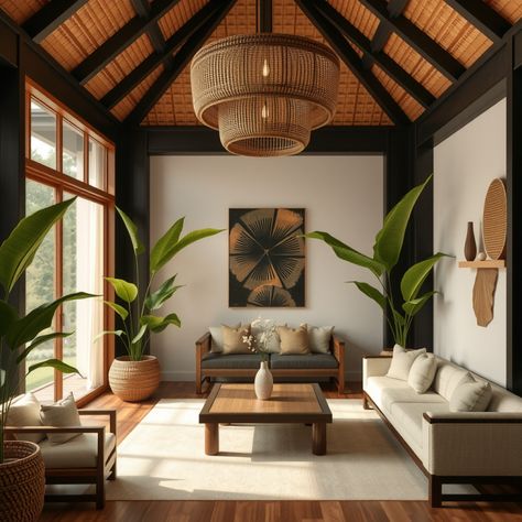 interior in bali style Modern Balinese Interior, Balinese Interior Design, Bali Interior Design, Balinese Interior, Balinese Style, Balinese Decor, Modern Exterior House Designs, Bali Style, Bali Fashion