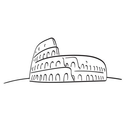 Italy Line Art, Rome Tattoo, Background Line Art, Italy Illustration, Contour Line Drawing, Assouline Books, Presentation Backgrounds, Drawing Course, The Colosseum