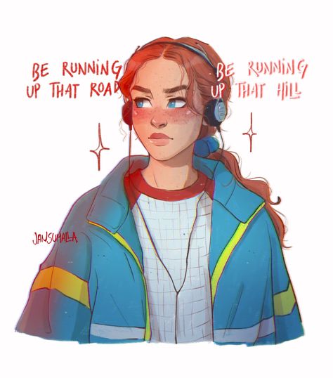 Max Mayfield Drawing, Art Stranger Things, Stranger Things Fan Art, Stranger Things Max, Max Mayfield, Stranger Things Art, Sadie Sink, Stranger Things 3, Strange Things