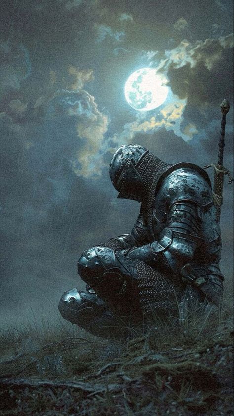 Lonely Knight, Knight Core, Random City, Gothic Knight, Lone Warrior, Dark Souls Artwork, Good Knight, Green Knight, Warriors Wallpaper