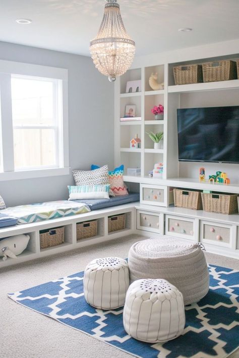 So Impressed by This Gorgeous Room🌟 Bonus Room Ideas, Pet Paradise, Kids Room Inspiration, Kids Study, Bonus Rooms, Cozy Reading Nook, Cozy Reading, Play Room, Bonus Room