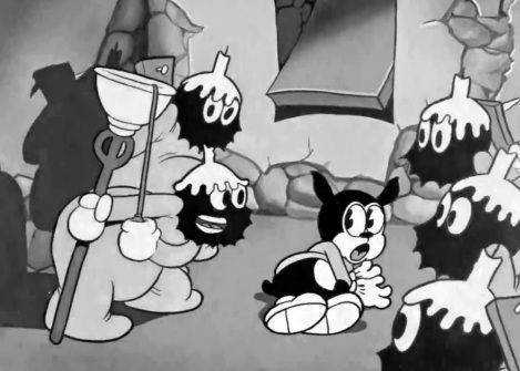 Fleischer Studios, 1930s Cartoons, Vintage Cartoons, Old School Cartoons, White Cartoon, Black And White Cartoon, Morning Cartoon, First Animation, Old Disney