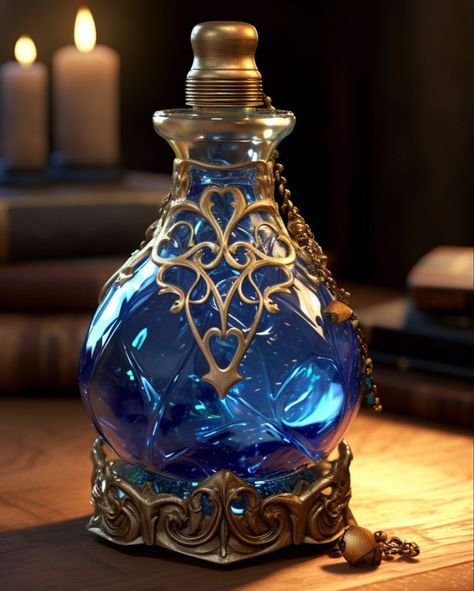 When you drink this potion, your charisma is highly enhanced. You are better at persuasion, deception, seduction, and even intimidation. It’s almost as if the magic mesmerizes whomever you commune with. It will wear off after 30 minutes, and you have 5 swigs. Item Reference, Fairy House Crafts, Halloween Potion Bottles, Dnd World Map, Pretty Perfume Bottles, Magic Bottles, Writing Fantasy, Perfume Bottle Art, Fantasy Props