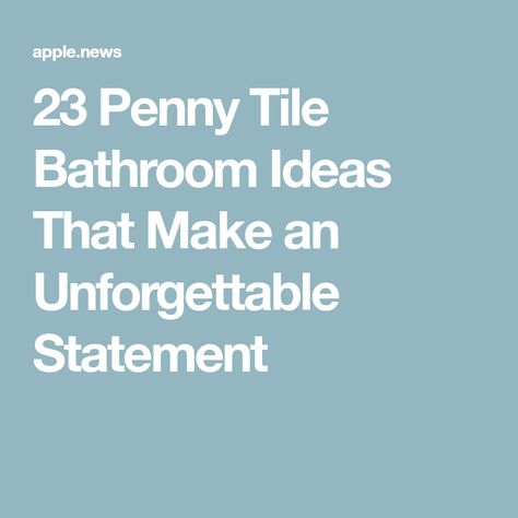 23 Penny Tile Bathroom Ideas That Make an Unforgettable Statement Bathroom Floor Penny Tile, Penny Tile Bathroom Ideas, Penny Tile Shower Wall, Small Walkin Shower, Penny Tile Shower Floor, Penny Tile Bathroom, Penny Tile Bathroom Floor, Shower Update, Penny Tiles Bathroom