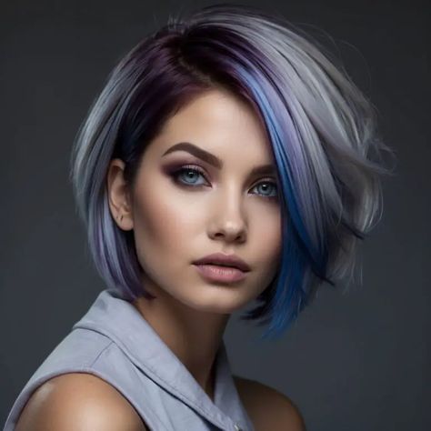 Latest 2024 Hair Color Trends For Women With Short Hair Edgy Hair Color 2024, Bob Hair Color, Bold Hair Color, Hair Color Caramel, Long To Short Hair, Glamorous Hair, Caramel Hair, Short Hair Styles For Round Faces, Short Wavy Hair