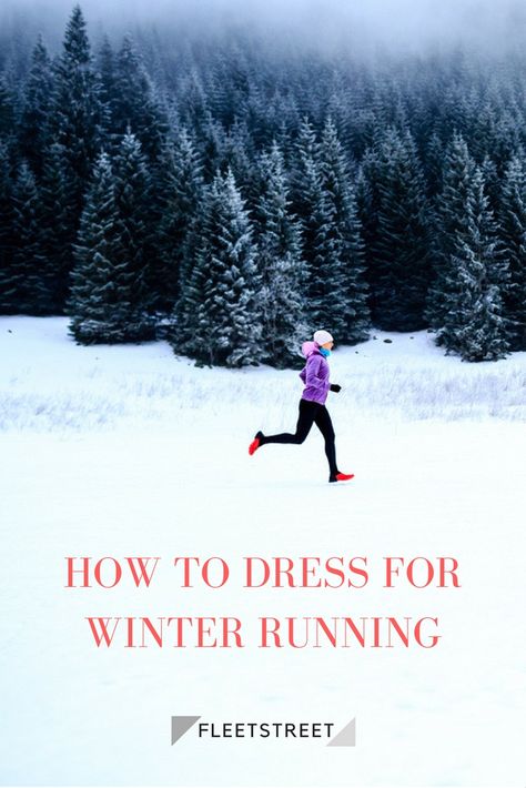 How to dress for winter running. You can keep training through the cold weather, if you properly dress for it. Here’s what to wear and how to layer for your winter runs. What To Wear For Winter, Winter Running Outfit, Running With Stroller, Dress For Winter, Winter Running, Winter Walk, Bad Weather, Running Clothes, Track And Field