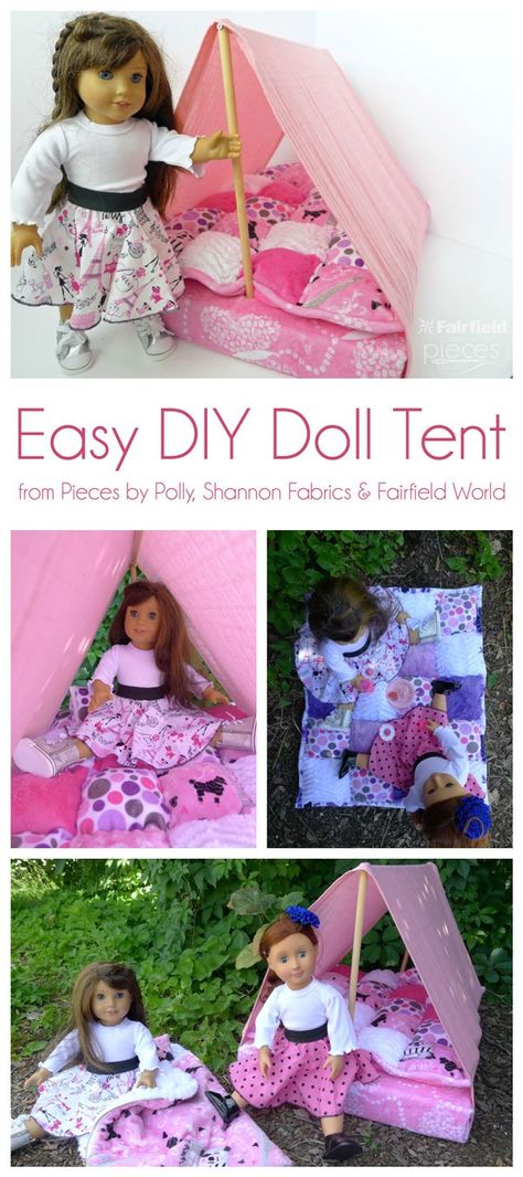 Baby Furniture Diy, Diy Doll Tent, Cuddle Corner, Dolls Ideas, Diy Tent, American Girl Diy, American Girl Doll Furniture, American Girl Doll Diy, American Girl Doll Crafts