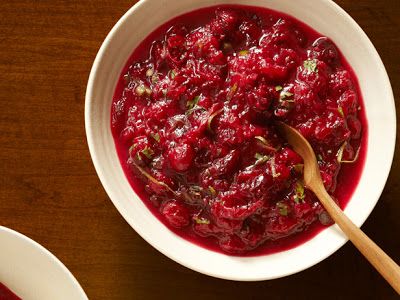 I made jalapeño cranberry sauce for Thanksgiving. It was Yummy. I like the ingredients in this recipe. Cranberry Orange Relish, Best Cranberry Sauce, Bobby Flay Recipes, Relish Recipe, Cranberry Relish, Best Thanksgiving Recipes, Cranberry Sauce Recipe, Relish Recipes, Bobby Flay