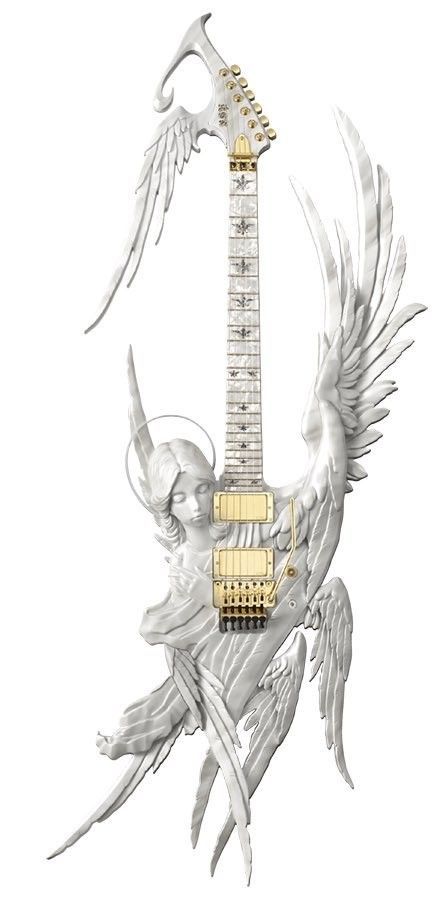 Angel Guitar, Guitar Drawing, Soul Friend, Grunge Pictures, Guitar Posters, Guitar Obsession, Cool Electric Guitars, Shadow Photos, Guitar Art