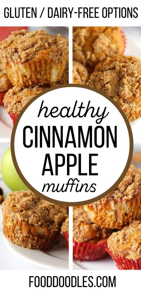 Rory Style, Bulk Breakfast, Healthy Apple Cinnamon Muffins, Gluten Free Apple Muffins, Magic Cakes, Apple Cinnamon Muffins Recipe, Yummy Muffins, Apple Muffins Healthy, Apple Muffin Recipes